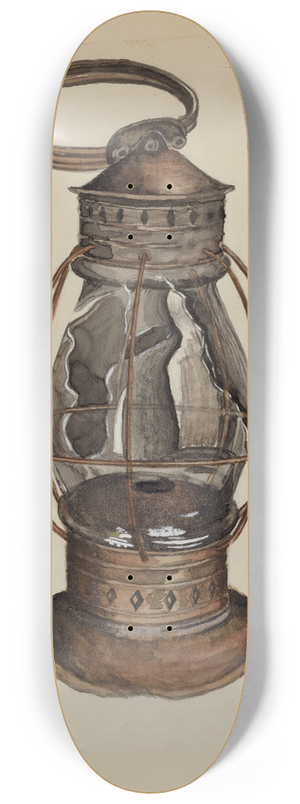 Albert Eyth - Lantern 8.25 inch art skate deck
