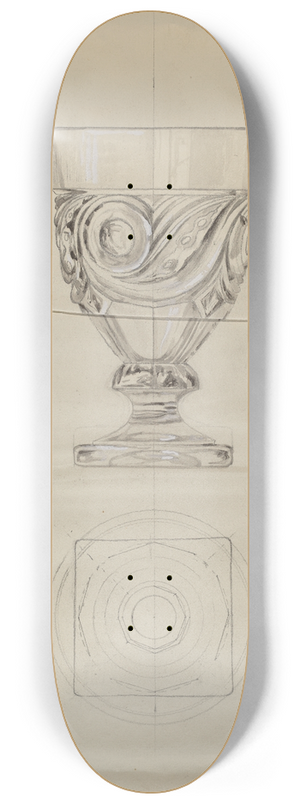 Albert Eyth - Lidded Compote 8.25 inch art skate deck