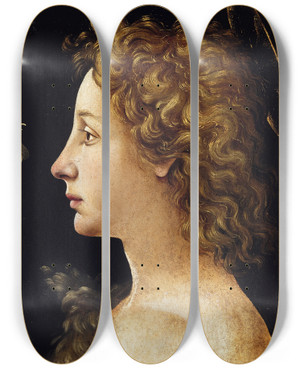 Triptych art skateboard deck of Piero Di Cosimo The Young Saint John The Baptist by Piero di Cosimo (1462-1521) Triptych art skateboard deck of Piero Di Cosimo The Young Saint John The Baptist by Piero di Cosimo (1462-1521)