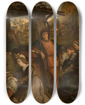 Triptych art skateboard deck of Joseph Lies The Disasters Of War by Joseph Lies (1821-1865) Triptych art skateboard deck of Joseph Lies The Disasters Of War by Joseph Lies (1821-1865)