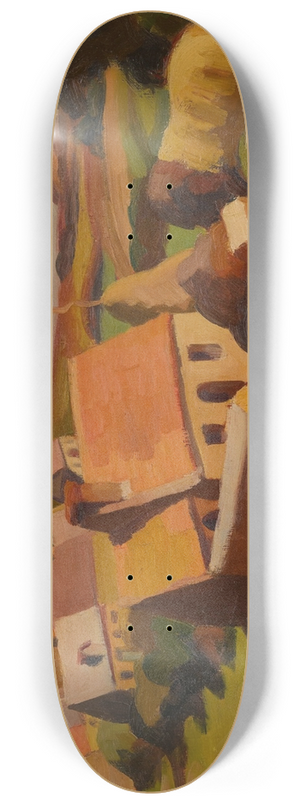 Emmanuel de La Villon - Paysage de Perros Gui 8.25 inch art skate deck