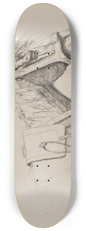 Emmerik Hegh-Guldberg - Et hestehoved 8.25 inch art skate deck Emmerik Hegh-Guldberg - Et hestehoved 8.25 inch art skate deck