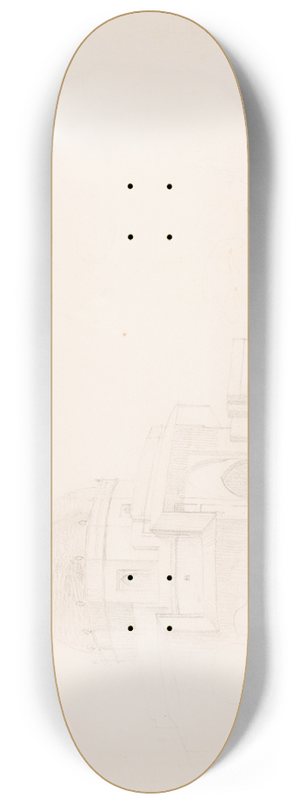 Erasmus Von Engert - Sketchbook drawings pl10 8.25 inch art skate deck