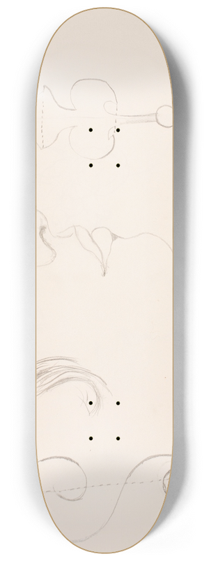 Erasmus Von Engert - Sketchbook drawings pl13 8.25 inch art skate deck