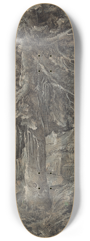 Erhard Altdorfer - Det store grantr 8.25 inch art skate deck