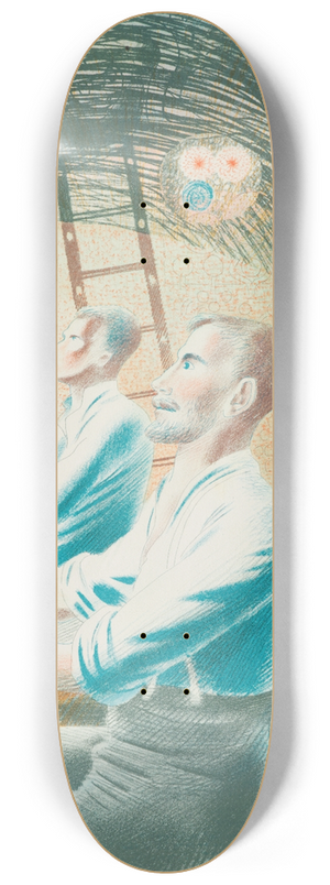 Eric Ravilious - Submarine observation 8.25 inch art skate deck