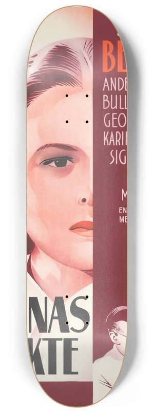Eric Rohman - A Womans Face 8.25 inch art skate deck Eric Rohman - A Womans Face 8.25 inch art skate deck