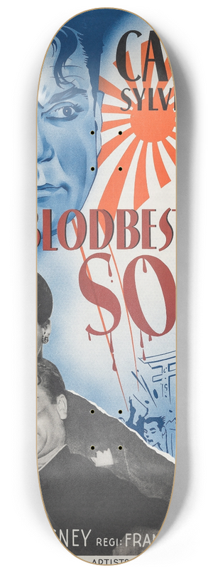 Eric Rohman - Blood on the Sun 8.25 inch art skate deck