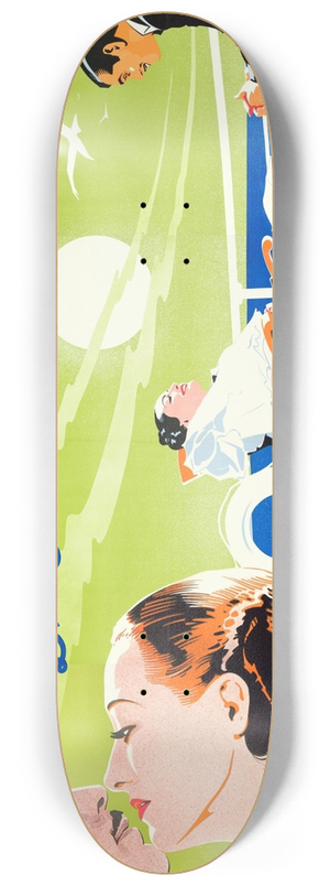 Eric Rohman - Chained 8.25 inch art skate deck Eric Rohman - Chained 8.25 inch art skate deck