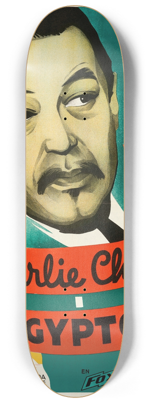 Eric Rohman - Charlie Chan in Egypt 8.25 inch art skate deck