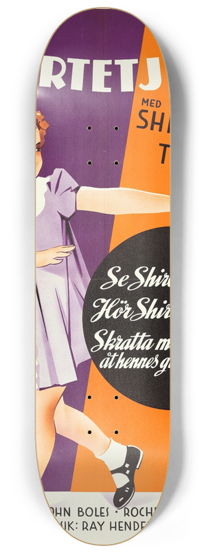 Eric Rohman - Curly Top 8.25 inch art skate deck Eric Rohman - Curly Top 8.25 inch art skate deck