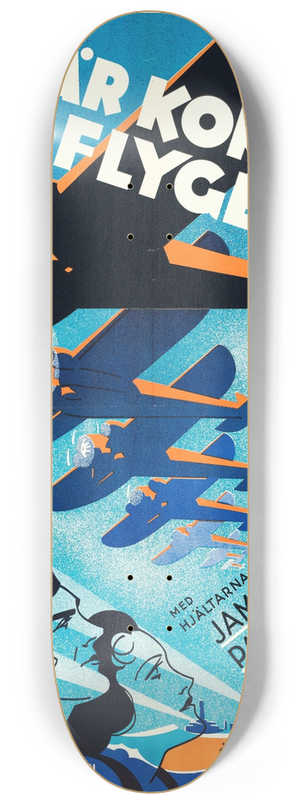 Eric Rohman - Devil Dogs of the Air 8.25 inch art skate deck