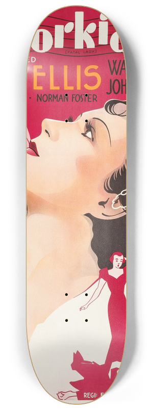 Eric Rohman - Fatal Lady 8.25 inch art skate deck Eric Rohman - Fatal Lady 8.25 inch art skate deck
