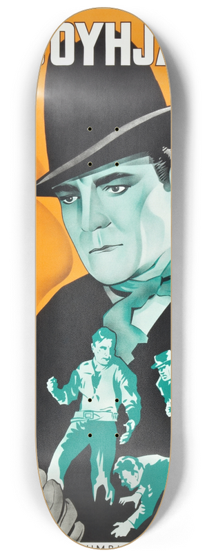 Eric Rohman - Hollywood Roundup 8.25 inch art skate deck Eric Rohman - Hollywood Roundup 8.25 inch art skate deck