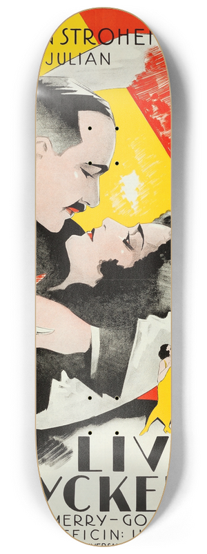 Eric Rohman - Merry Go Round 8.25 inch art skate deck Eric Rohman - Merry Go Round 8.25 inch art skate deck