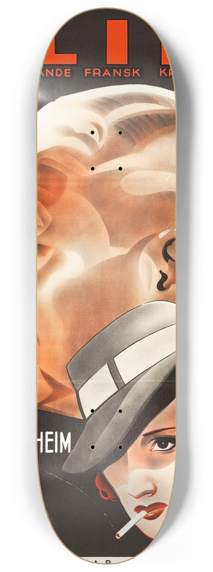 Eric Rohman - The Alibi 8.25 inch art skate deck Eric Rohman - The Alibi 8.25 inch art skate deck