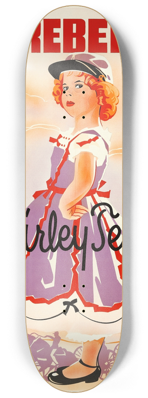 Eric Rohman - The Littlest Rebel 8.25 inch art skate deck Eric Rohman - The Littlest Rebel 8.25 inch art skate deck