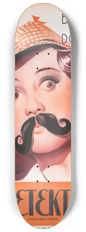 Eric Rohman - Theres Always a Woman 8.25 inch art skate deck Eric Rohman - Theres Always a Woman 8.25 inch art skate deck