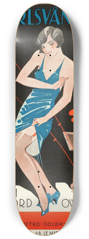 Eric Rohman - The Taxi Dancer 8.25 inch art skate deck Eric Rohman - The Taxi Dancer 8.25 inch art skate deck
