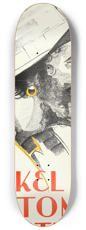 Eric Rohman - Uncle Toms Cabin  Simon Legree 8.25 inch art skate deck Eric Rohman - Uncle Toms Cabin  Simon Legree 8.25 inch art skate deck