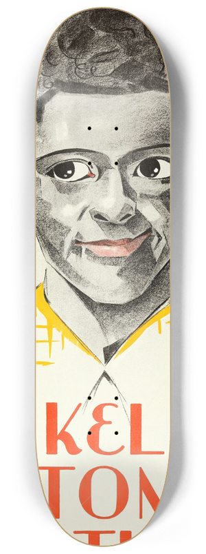 Eric Rohman - Uncle Toms Cabin  Topsy 8.25 inch art skate deck Eric Rohman - Uncle Toms Cabin  Topsy 8.25 inch art skate deck