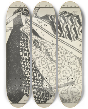 Triptych art skateboard deck of David Accessories_2 by David