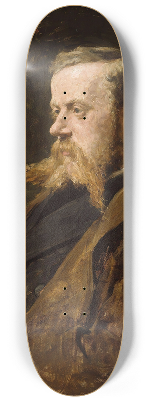 Erik Werenskiold - Portrait of the Painter Nikolai Ulfsten 8.25 inch art skate deck Erik Werenskiold - Portrait of the Painter Nikolai Ulfsten 8.25 inch art skate deck