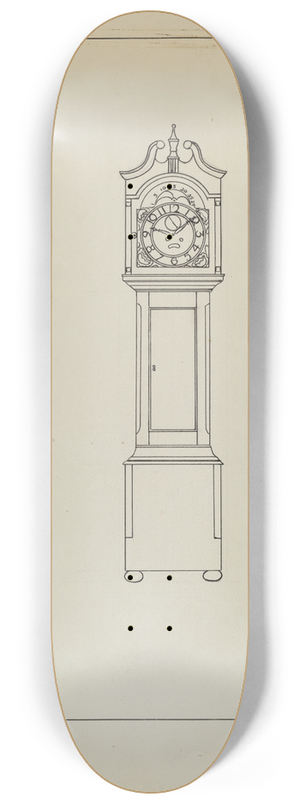 Ernest A. Towers, Jr. - Grandfather Clock 8.25 inch art skate deck