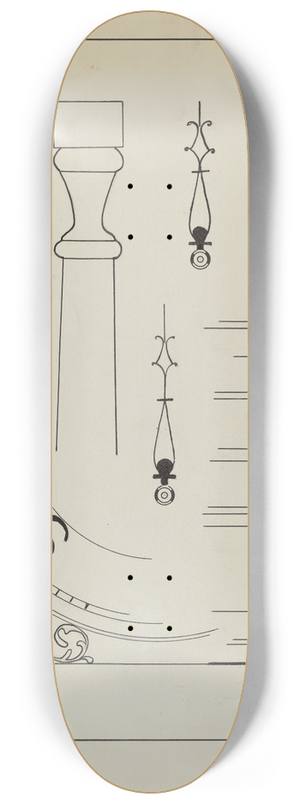 Ernest A. Towers, Jr. - Grandfather Clock 8.25 inch art skate deck