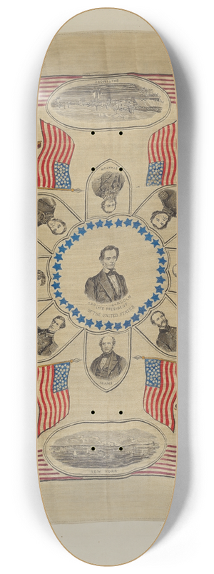 Ernest Capaldo - Historical Textile 8.25 inch art skate deck