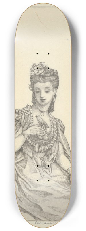 Ernest Haskell - Arabella 8.25 inch art skate deck