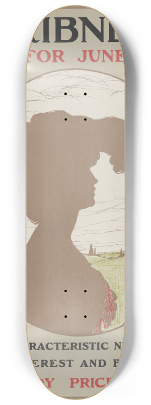 Ernest Haskell - Scribners for June 8.25 inch art skate deck