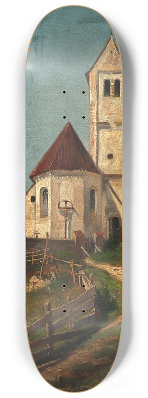 Ernestine von Kirchsberg - Dorfkirche 8.25 inch art skate deck