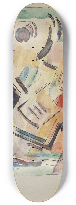 Albert Gleizes - COMPOSITION 8.25 inch art skate deck