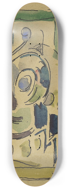 Albert Gleizes - COMPOSITION 2 8.25 inch art skate deck