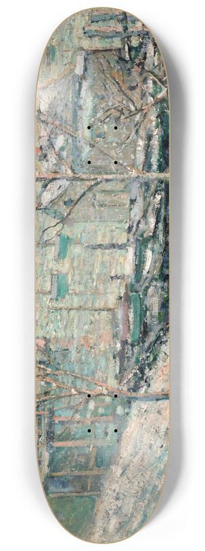 Ernest Lawson - Harlem River WinterScene 8.25 inch art skate deck