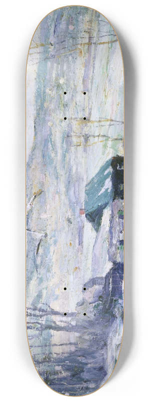 Ernest Lawson - Windy Day, Bronx River 8.25 inch art skate deck