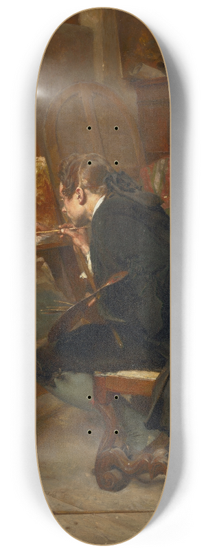 Ernest Meissonier - A Painter 8.25 inch art skate deck Ernest Meissonier - A Painter 8.25 inch art skate deck