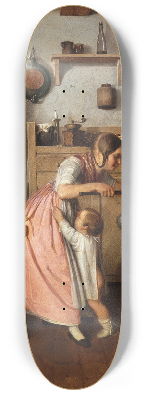 Ernst Christian Moser - Die Mausefalle 8.25 inch art skate deck