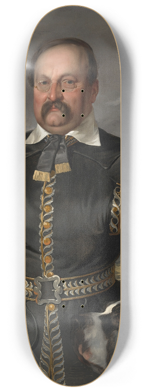 Ernst Christian Moser - Franz Anton Ritter von Jakomini in Bergmannsuniform 8.25 inch art skate deck