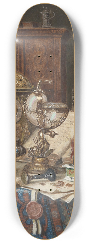 Ernst Czernotzky - Stillleben Mit Muschelpokal 8.25 inch art skate deck