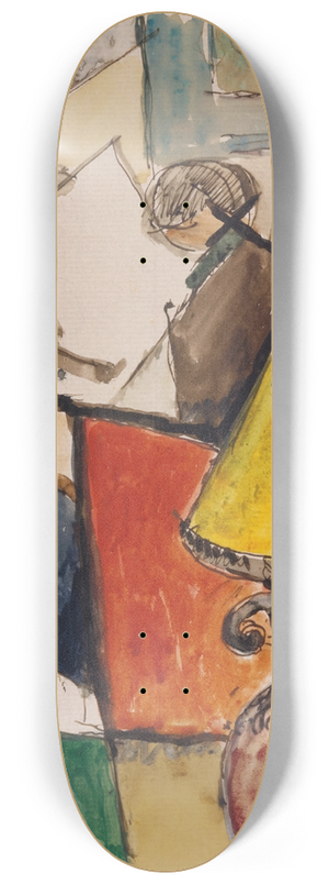 Albert Gleizes - tude de Portrait de Florent Schmitt 8.25 inch art skate deck