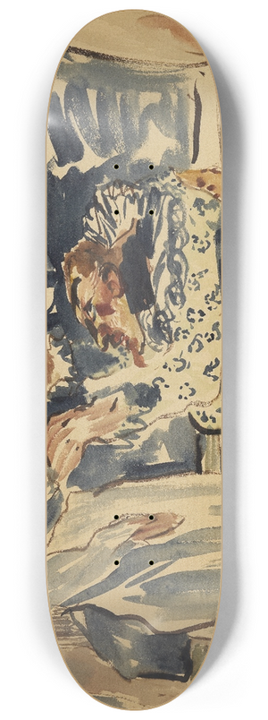 Ernst Josephson - Gloucester and Princess Anne. Scene from Shakespeares Richard III 8.25 inch art skate deck