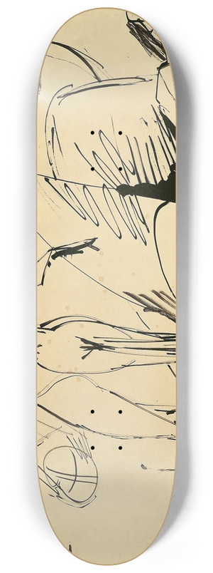 Ernst Ludwig Kirchner - Badende am Strand von Fehmarn 8.25 inch art skate deck