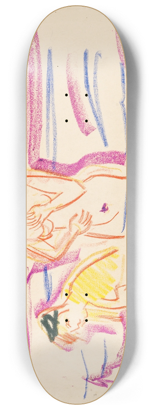 Ernst Ludwig Kirchner - Badende Frauen 8.25 inch art skate deck