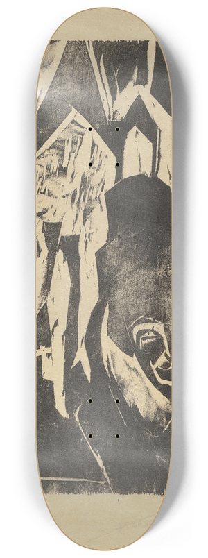 Ernst Ludwig Kirchner - Cocotte on the Street 2 8.25 inch art skate deck