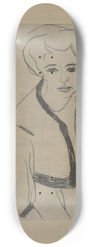 Ernst Ludwig Kirchner - Dodo 8.25 inch art skate deck Ernst Ludwig Kirchner - Dodo 8.25 inch art skate deck