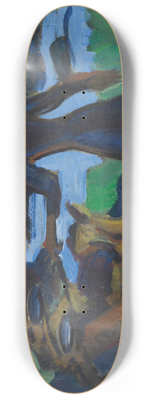 Ernst Ludwig Kirchner - Frau mit Ziege 8.25 inch art skate deck