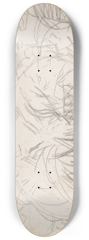 Ernst Ludwig Kirchner - Group of trees 8.25 inch art skate deck