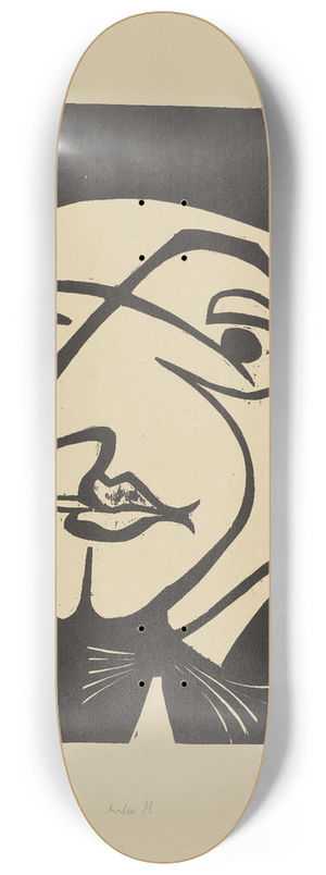 Ernst Ludwig Kirchner - Maler M. 8.25 inch art skate deck